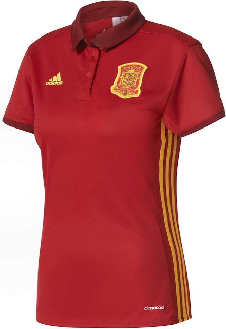 スペイン女子代表 EURO2017 ユニフォーム-ホーム
