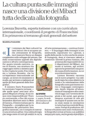 Franceschini nomina Bravetta consigliera per la valorizzazione del patrimonio fotografico 1 articolo bravetta