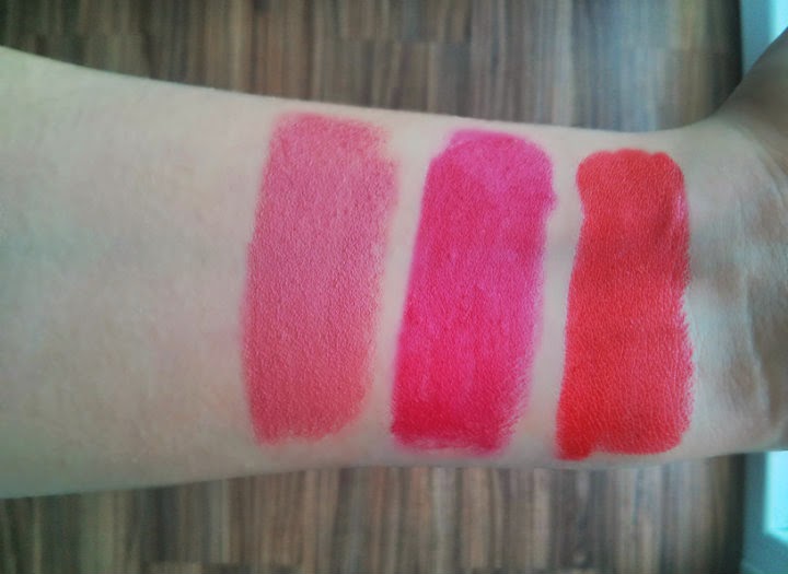 spring matte lipstick seventeen 05 nyx bloody mary pure red swatches