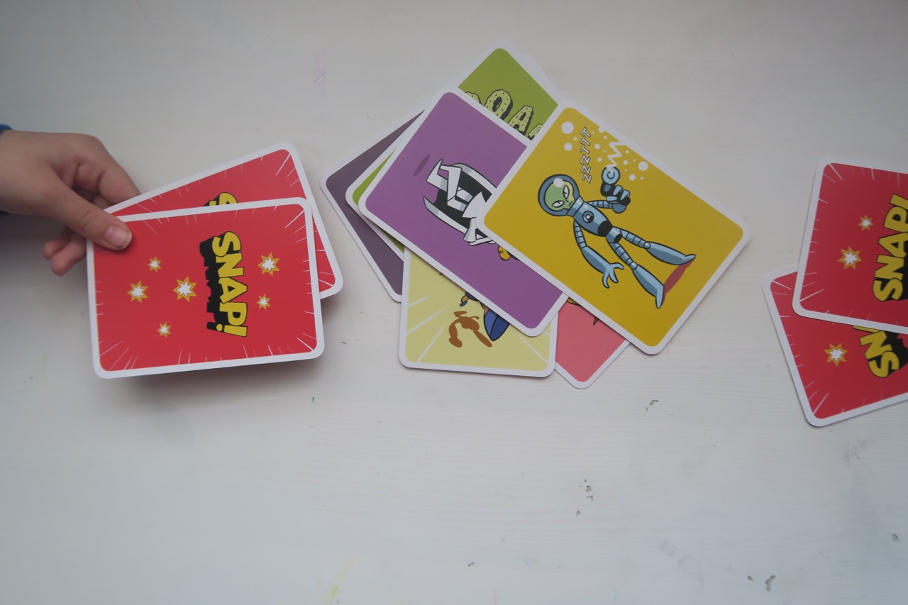 Superhero Snap! Card Game Illustrated by Jason Ford Review LadyBug