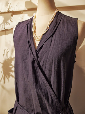 FWK by Engineered Garments Shawl Collar Wrap Dress