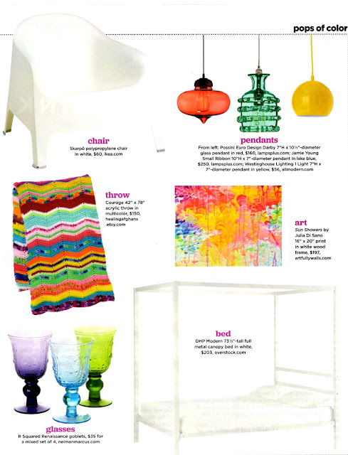 Rainbow fireworks home decor for boho Independence Day - get the look 2 bohohome.com @bohosusan