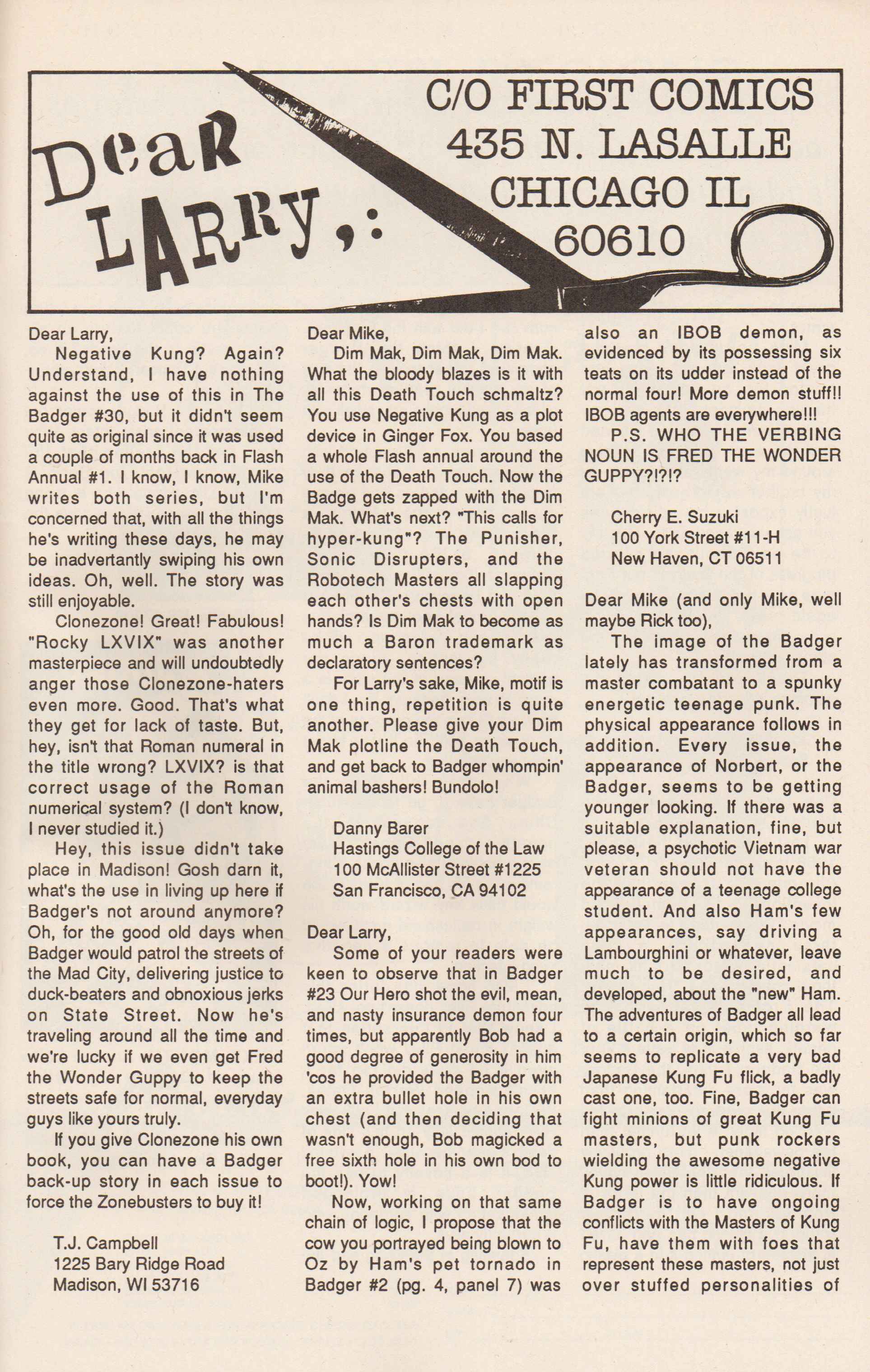 Read online The Badger comic -  Issue #33 - 32