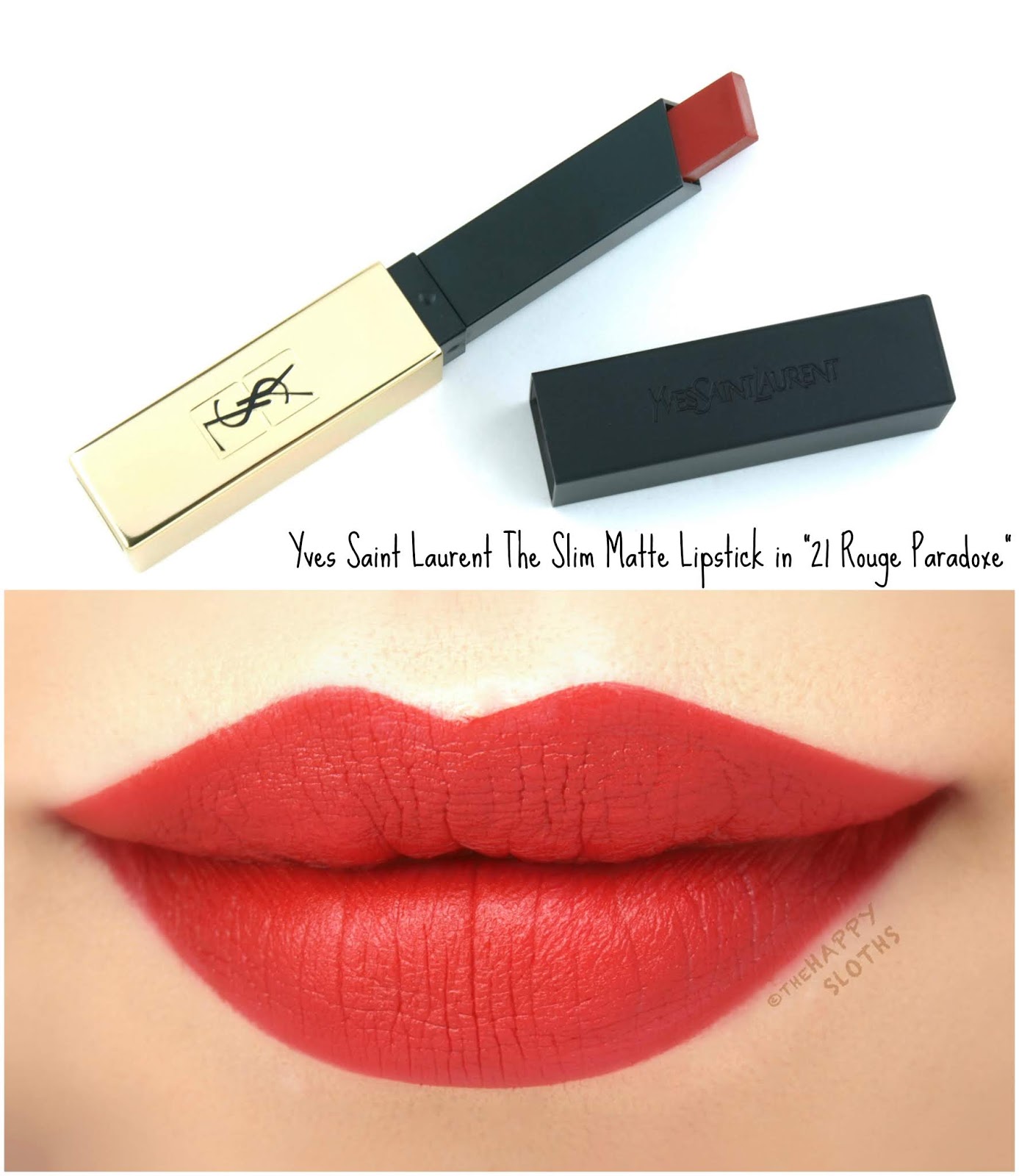 Yves Saint Laurent | *NEW* Rouge Pur Couture The Slim Matte Lipstick ...