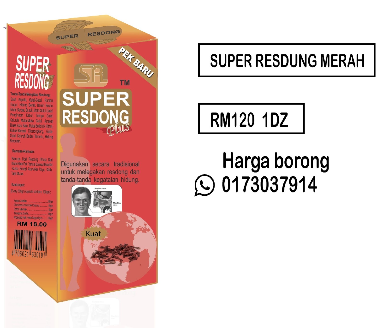 kesihatan herba super resdung merah