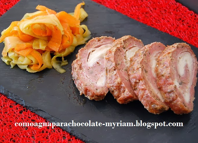 Rollitos de pollo, fiambre de pavo y quesp light