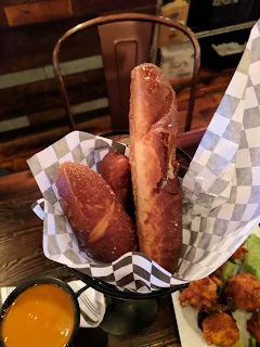 Pretzel sticks at Local Kitchen and Beer Bar in Downtown Buffalo