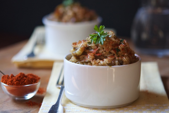 Brown Rice Risotto with Berbere