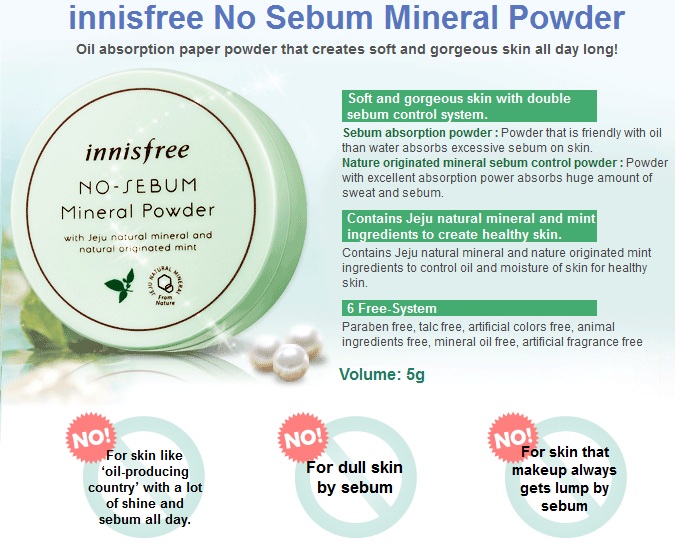 Review Innisfree NoSebum Mineral Powder