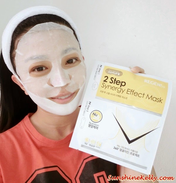 Beauty Review, Regen Cosmetic 2 Step Synergy Effect Mask Nutrition, regen Cosmetic, 2 step Synergy Effect Mask, nutrition, whitening, anti aging, pore care, moisturizing, mask review, hermo malaysia, beauty online store
