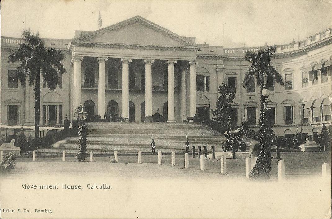 Heritage of India Government House Calcutta vintage postcard