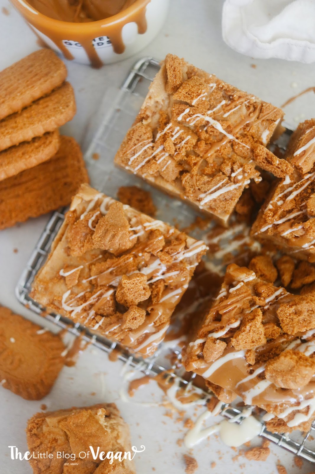 Nobake Biscoff fudge recipe The Little Blog Of Vegan