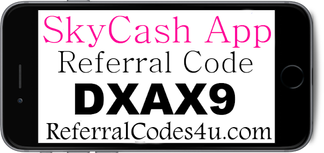 SkyCash App Reference Code, Sign up Bonus and Reviews 2021