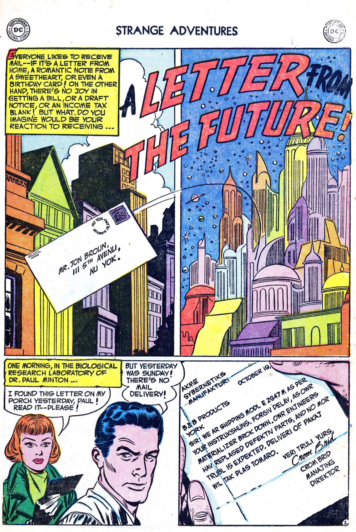 Read online Strange Adventures (1950) comic -  Issue #30 - 13