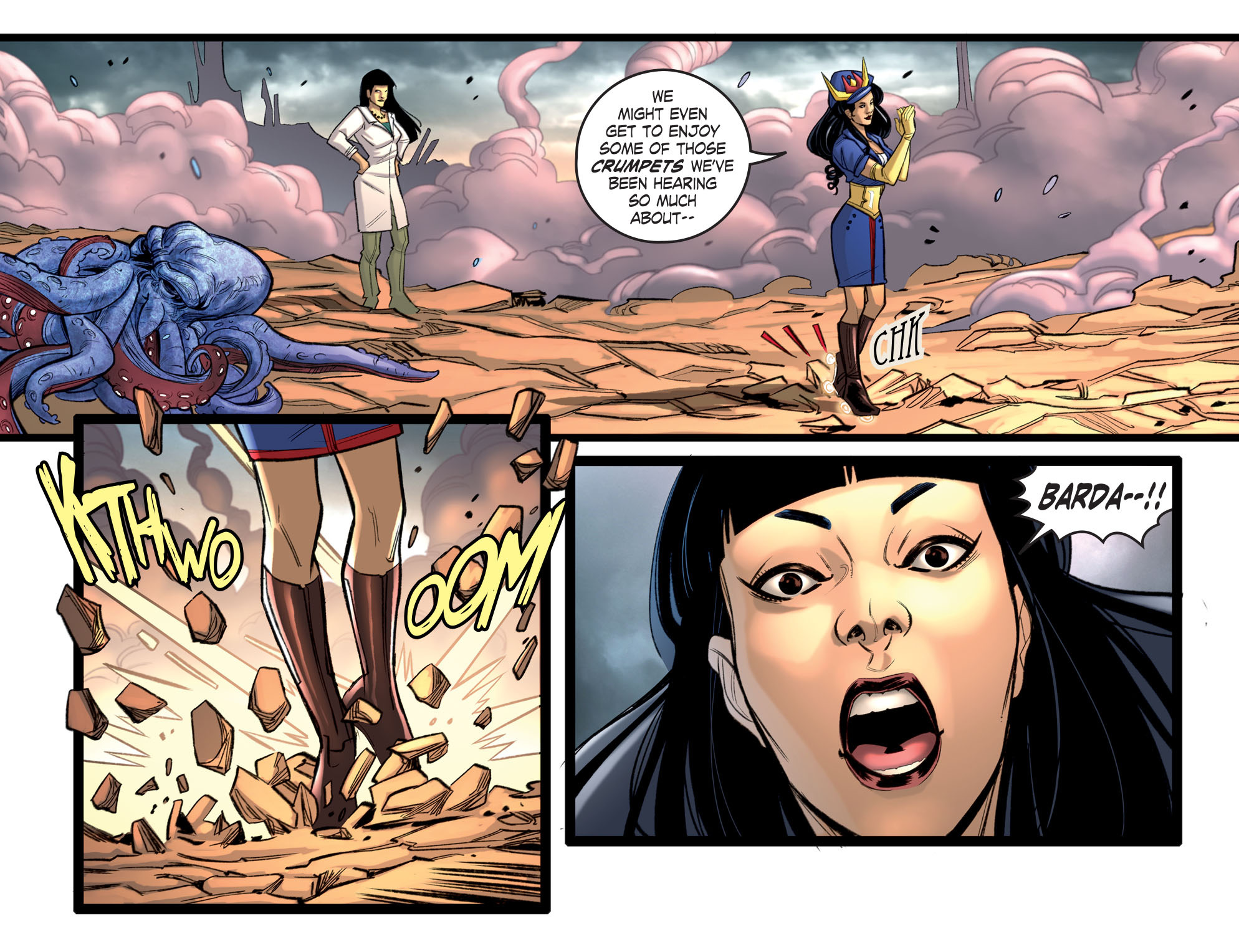 Read online DC Comics: Bombshells comic -  Issue #32 - 16