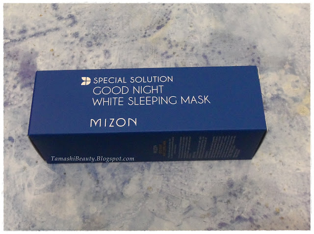 MIZON. Good night white sleeping mask, (Review) mascarilla para dormir.