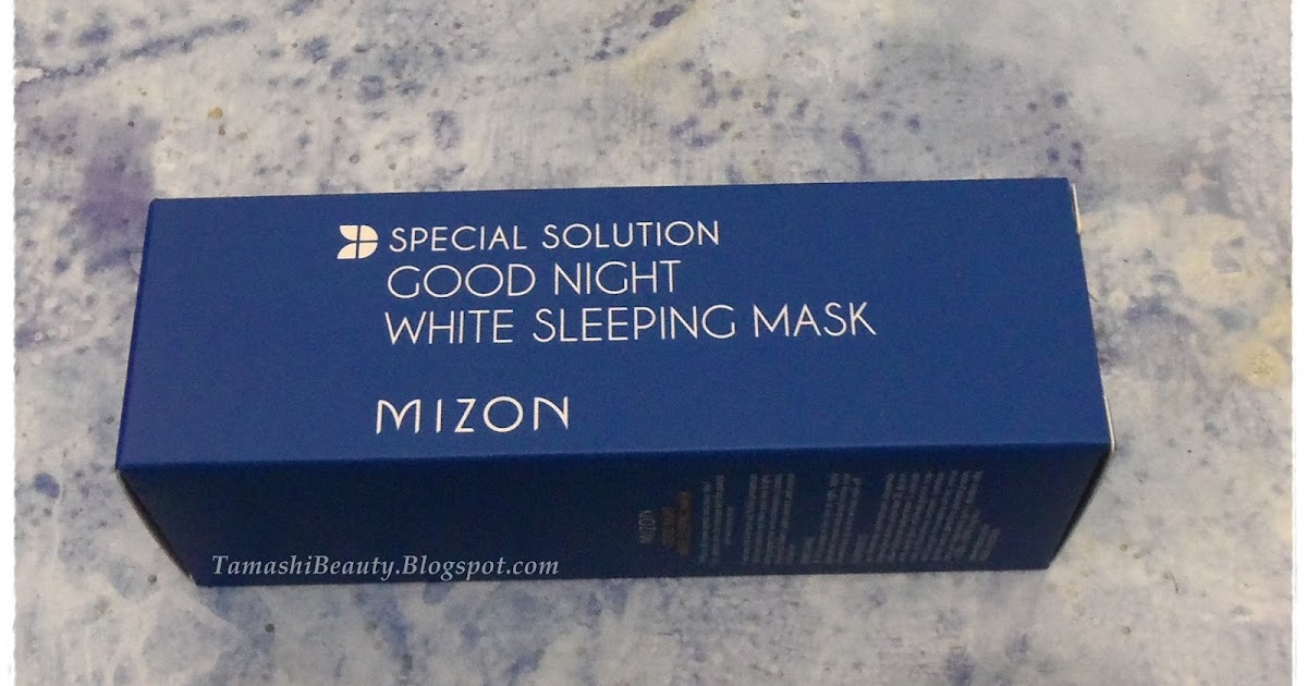 MIZON. Good night white sleeping mask, (Review) mascarilla para dormir.