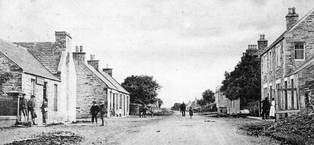 Tour Scotland Old Photograph Bridge Street Halkirk Scotland
