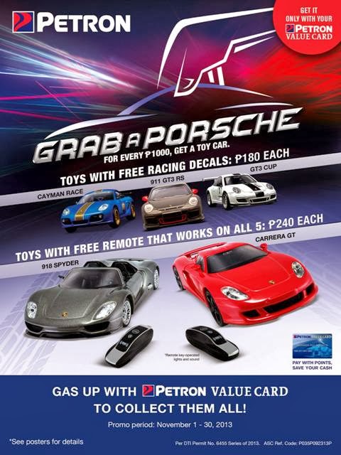 Petron 2013 Grab a Porsche Promo Poster