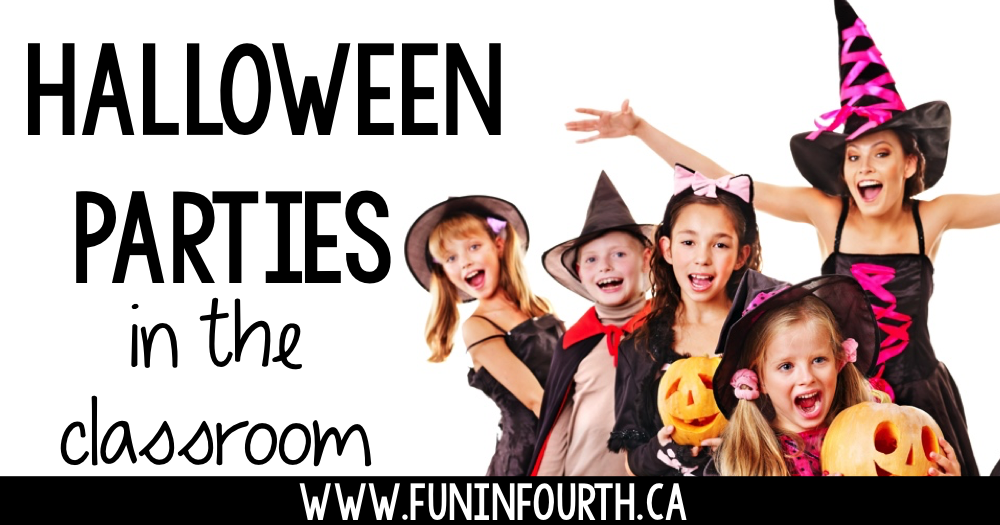 Halloween Parties in the Classroom Fun in Fourth