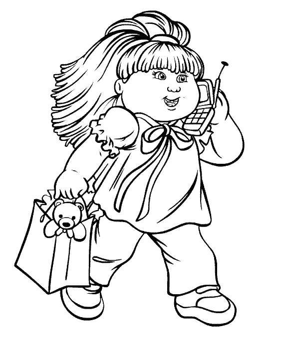 Cabbage Patch Kids Colouring Book Coloring Of Cartoon Printable For Kids Cabbage Patch Kids Colouring Book Coloring Of Cartoon Printable For Kids
