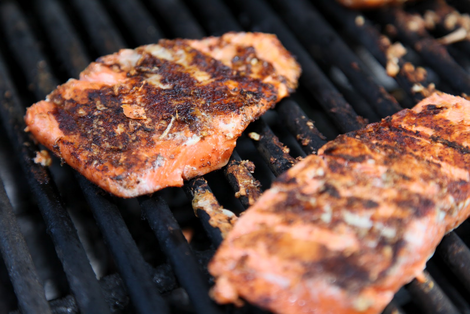 Heart Healthy Gourmet Cooking Ancho Salmon with Hatch Chilies