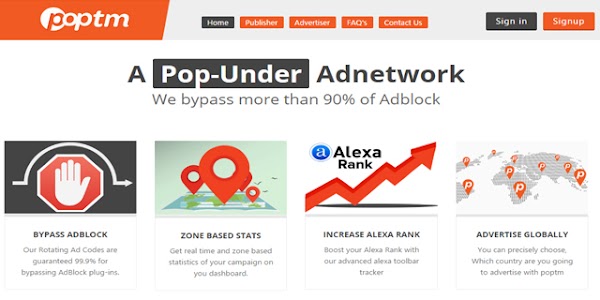 Cara Daftar Poptm, Alternatif Adsense Cara Daftar Poptm, Alternatif Adsense
