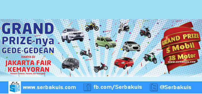 Undian Jakarta Fair 2015 Berhadiah Toyota Fortuner Undian Jakarta Fair 2015 Berhadiah Toyota Fortuner