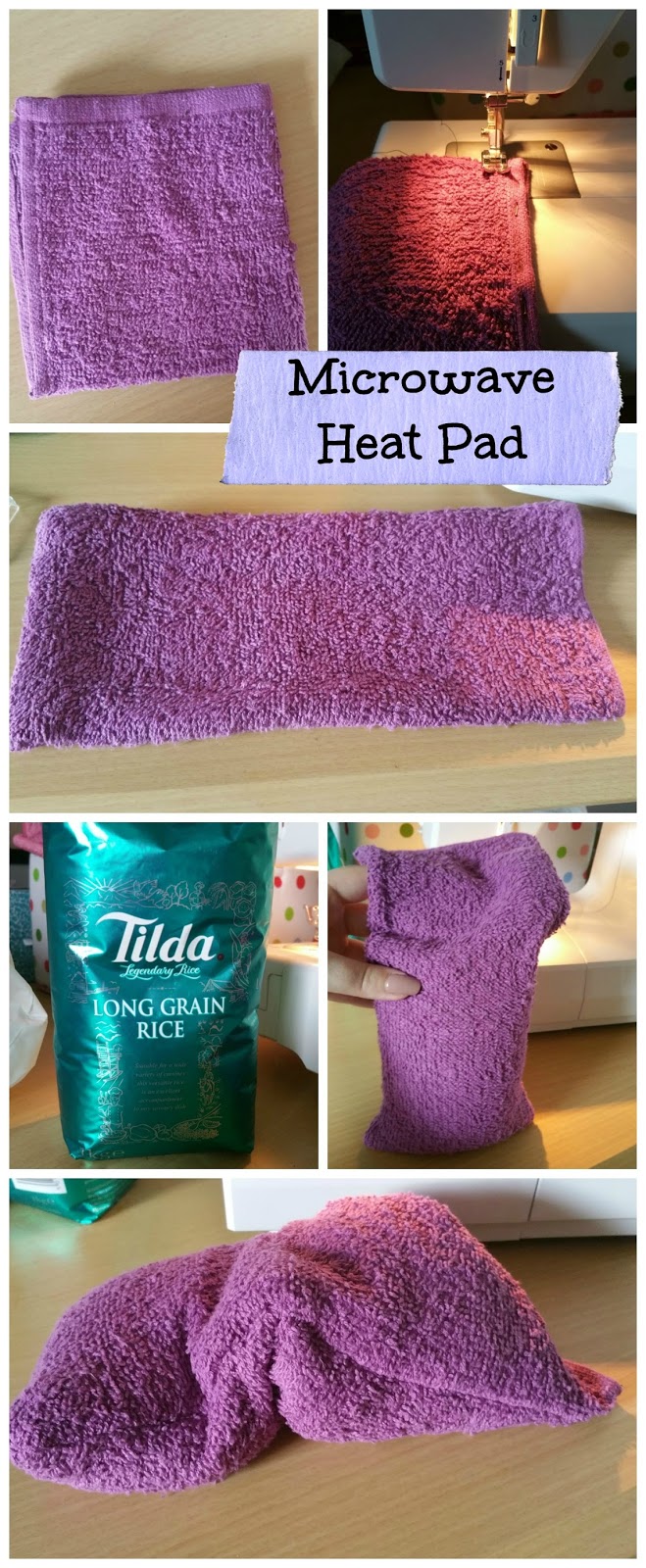 Microwave Heat Pad Just a Crafty Mama