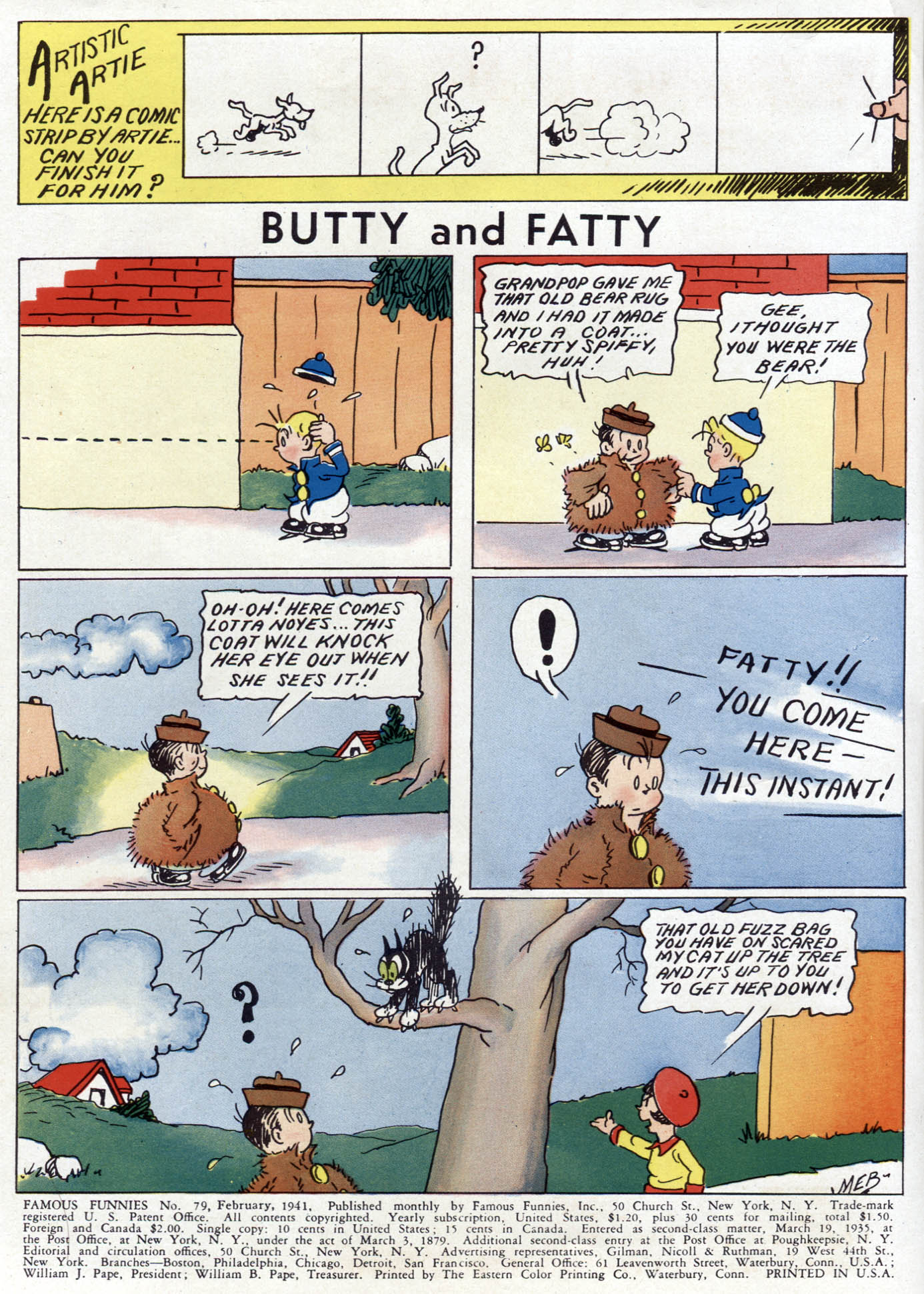Read online Famous Funnies comic -  Issue #79 - 2