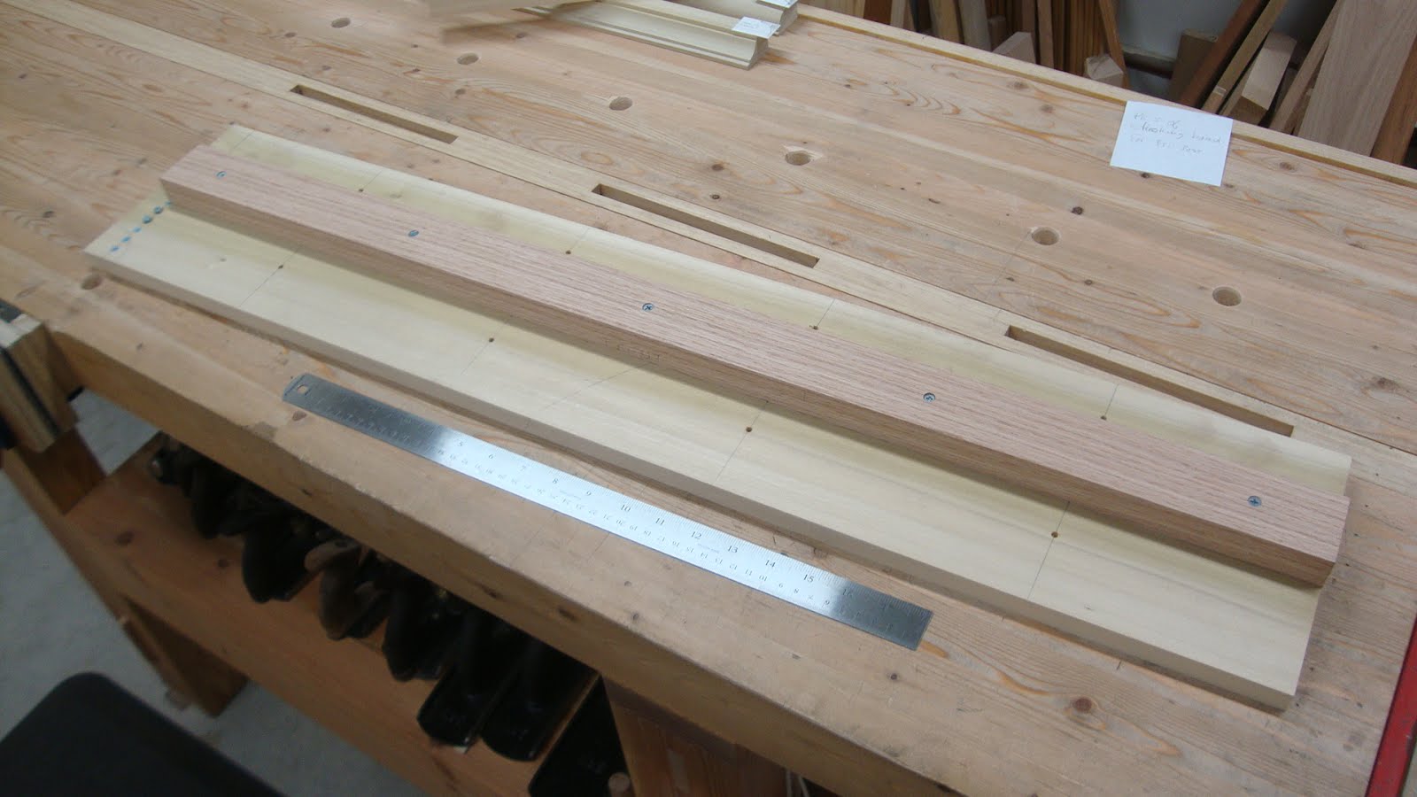 Woodworking in a Tiny Shop Made A Sticking Board