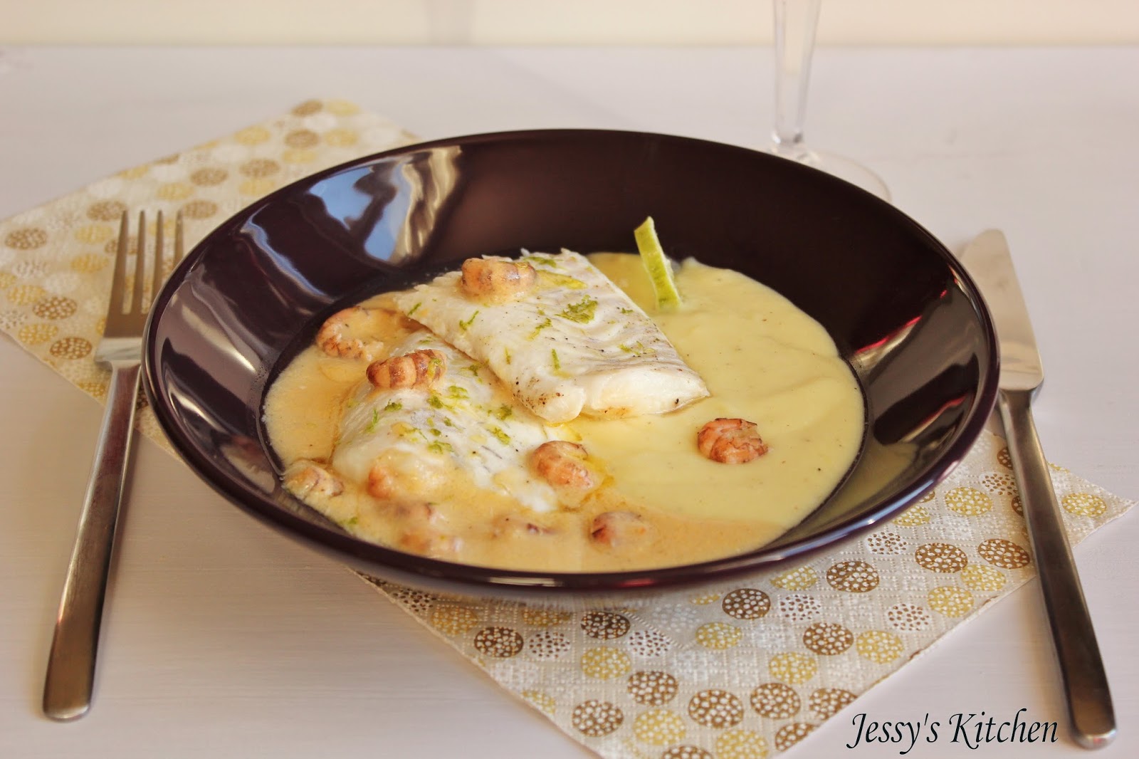 Jessy's Kitchen Aiglefin sauce Ostendaise