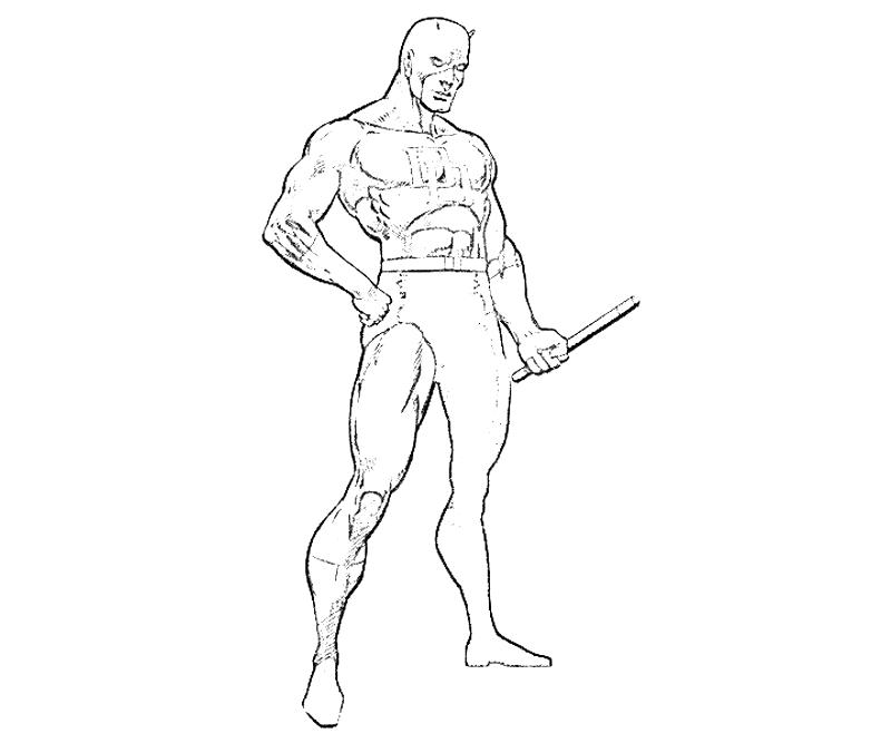 daredevil coloring pages for kids - photo #33