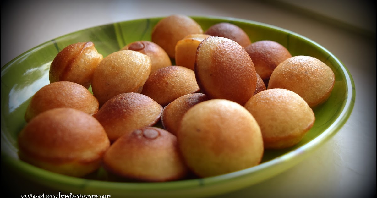 Unniyappam (Sweet rice pancake puffs) sweet and spicy corner