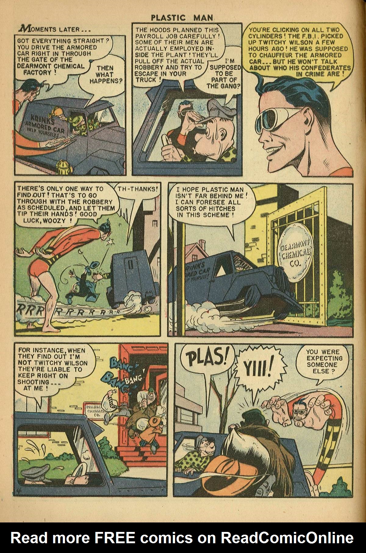 Read online Plastic Man (1943) comic -  Issue #44 - 6