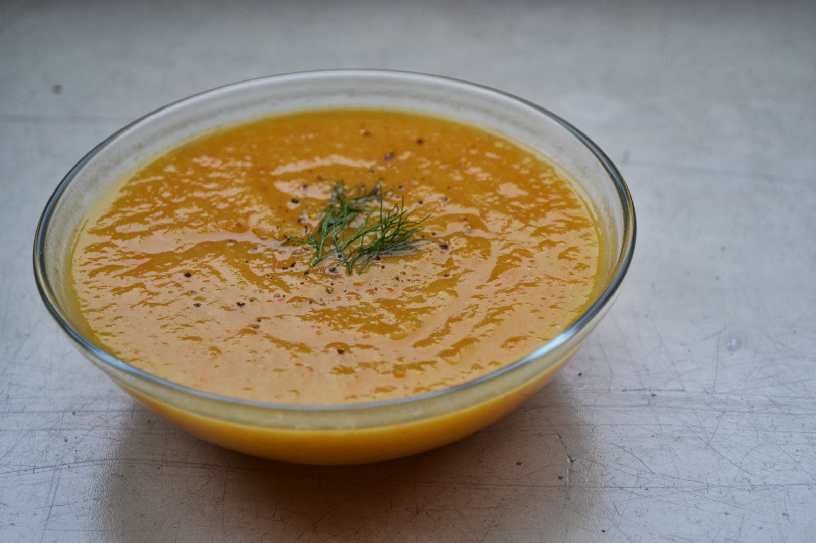 boeddhamum glutenfree Fennel carrot lentil soup with a touch of ginger