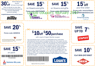 Home Depot coupons february