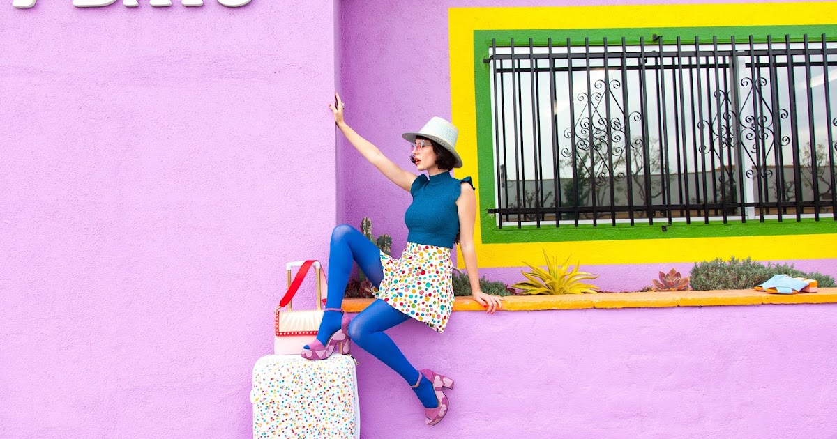 Oh Joy x Calpak A Fashion Nerd, A Colorful Fashion Blogger in Los Angeles