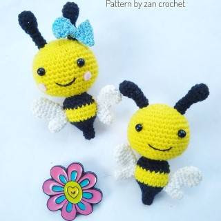 PATRON ABEJA AMIGURUMI 28476