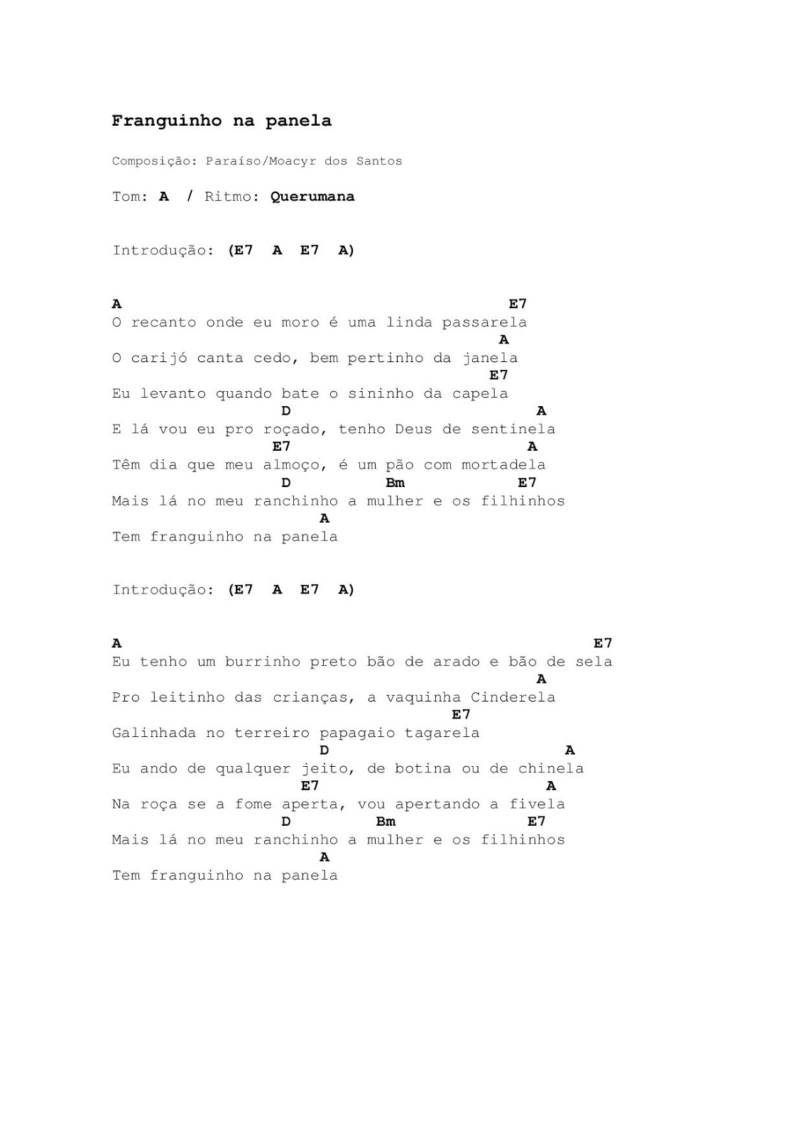 Franguinho Na Panela franguinho na panela