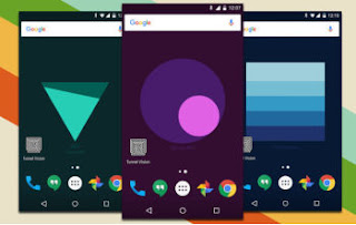 sfondo con info di sistema app Google Meter