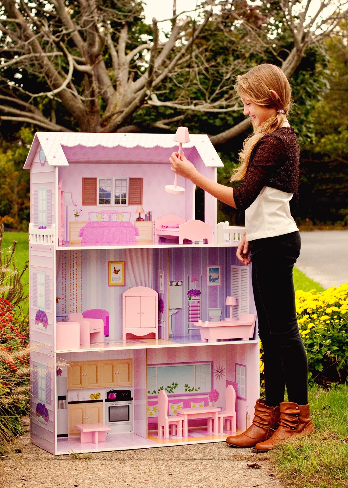 Создать на дому маленькую. Kids4kids кукольный домик. Kids4kids кукольный домик "Волшебная сказка" Kyd-10922a. Мебель для кукольного домика.