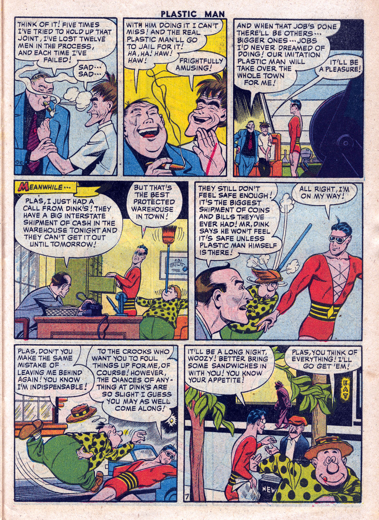 Read online Plastic Man (1943) comic -  Issue #58 - 27