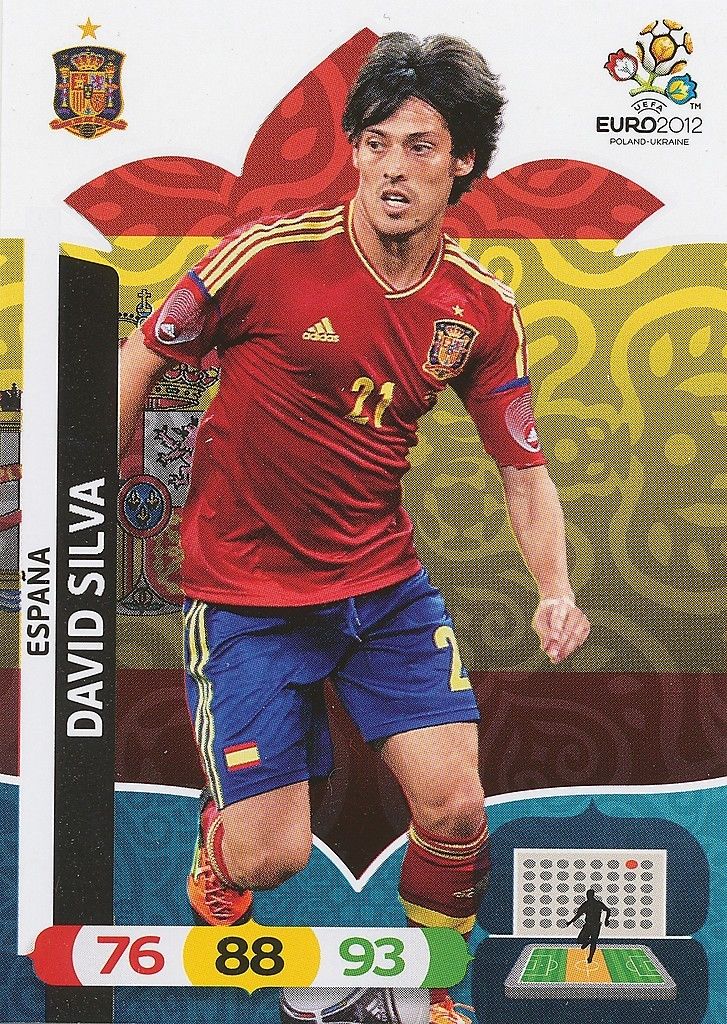 David Villa Master Panini Adrenalyn XL Euro 2012