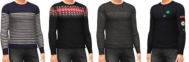 Sims 4 CC's - The Best: Men's Sweaters by MarvinSims