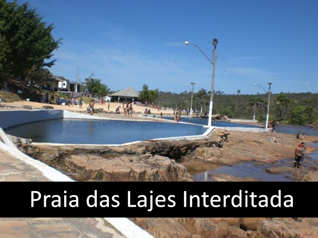 Balneário da Praia das Lajes em Cristalina Goiás
