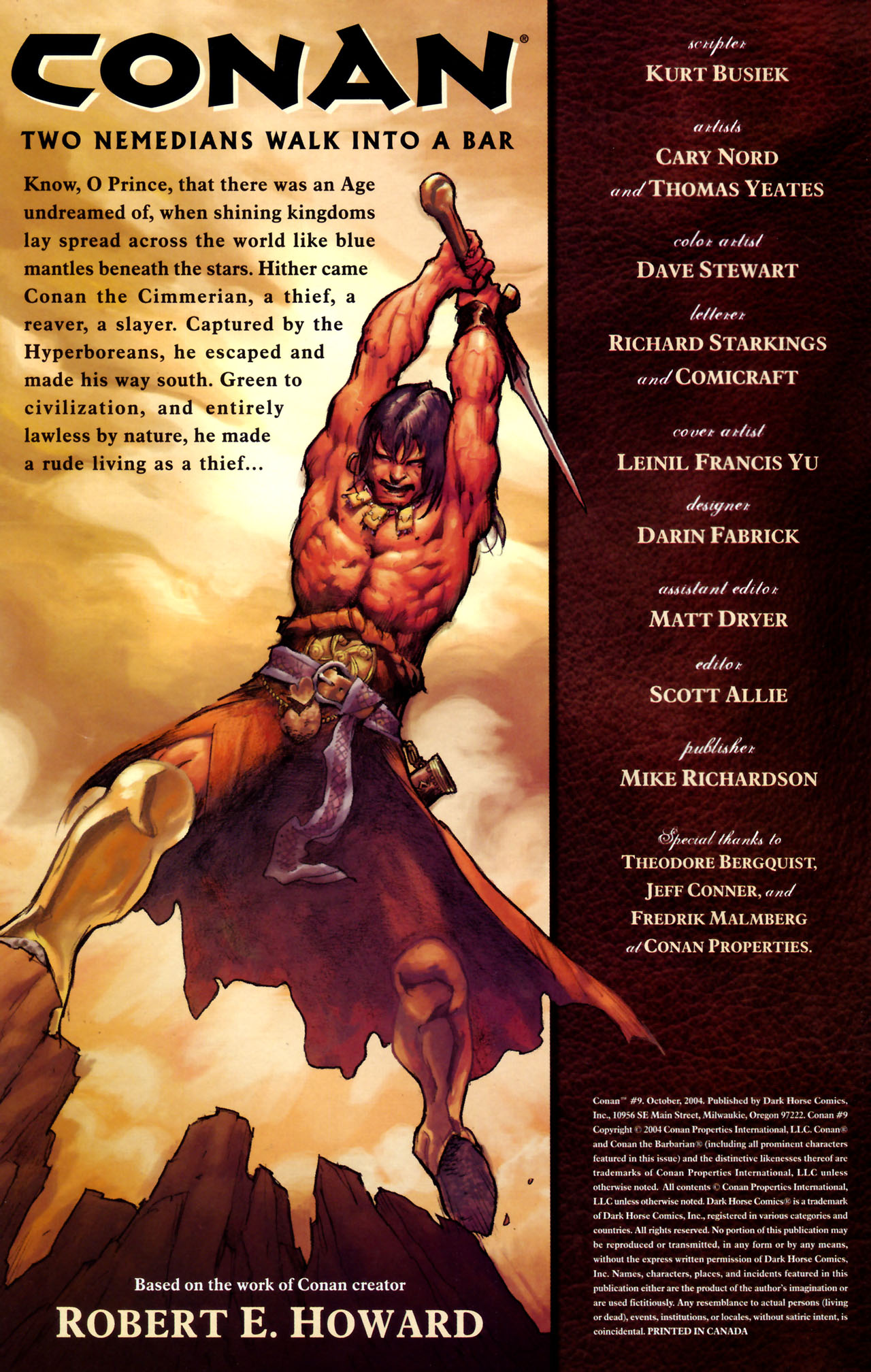 Read online Conan (2003) comic -  Issue #9 - 2