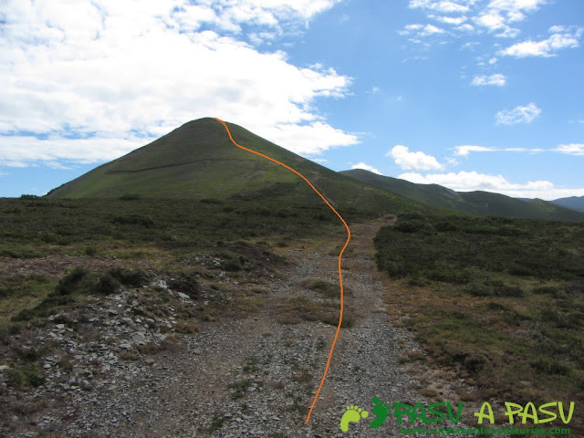 El Pando, antes de subir la Loma