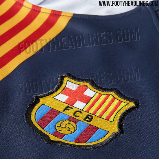 barcelona pre match kit