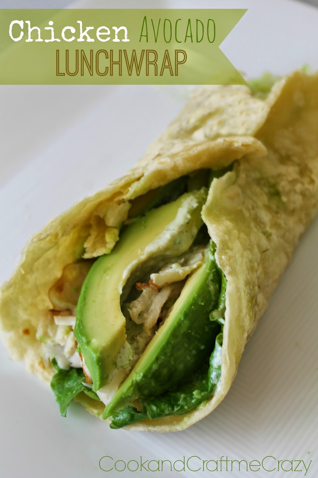 Cook and Craft Me Crazy Ham & Cheese Lunchwrap